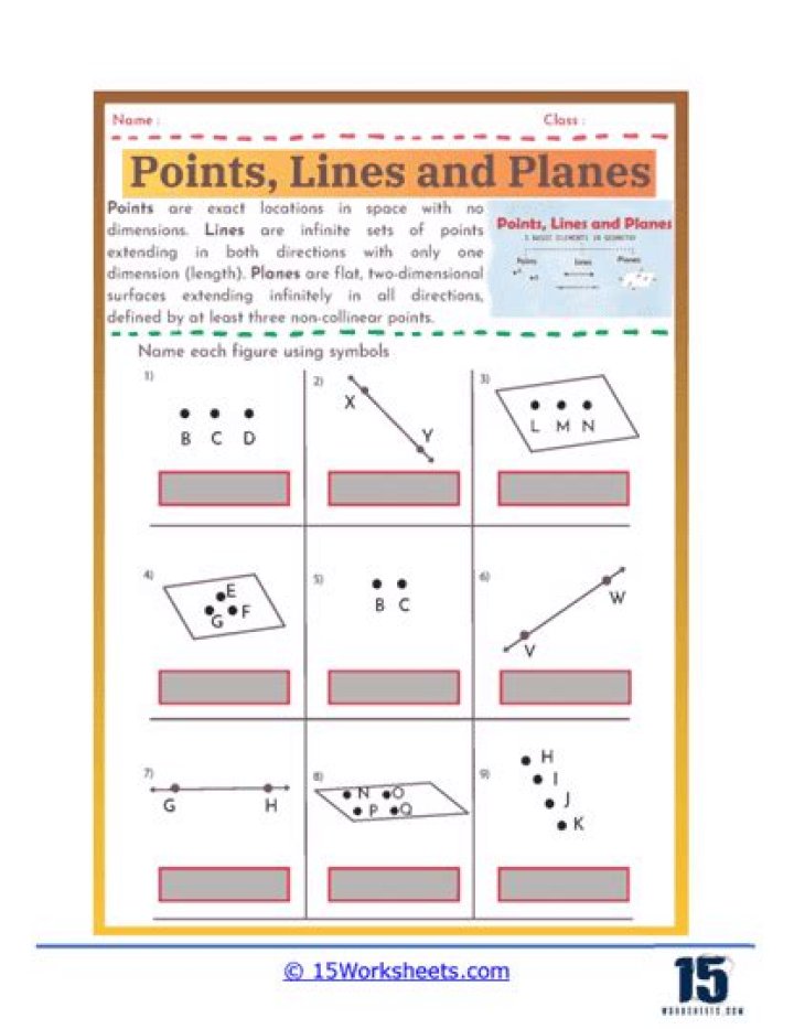 1-1 Practice: Master Points, Lines, and Planes – Free PDF Guide