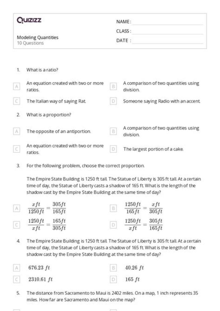 1.2 Modeling Quantities: 10 Critical Questions & Answers PDF