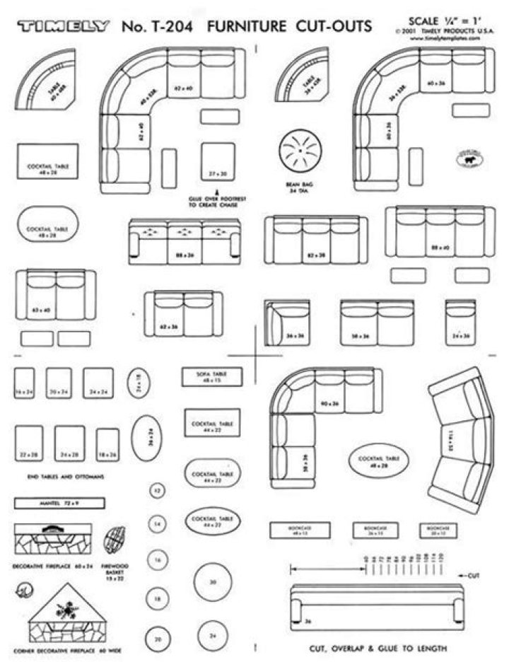 1 8th Scale Furniture Plan PDF for Accurate Miniature Building