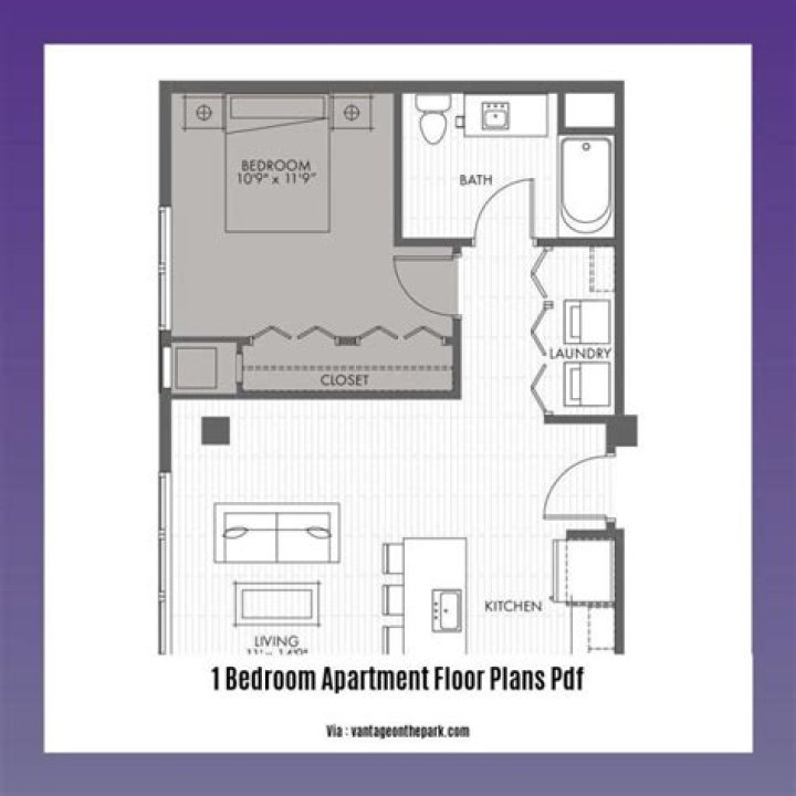 1 Bedroom Apartment Floor Plans PDF for Modern Living