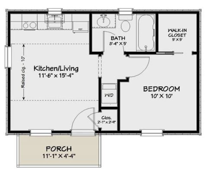 1 Bedroom Floor Plans with Dimensions PDF – Download Complete Layouts