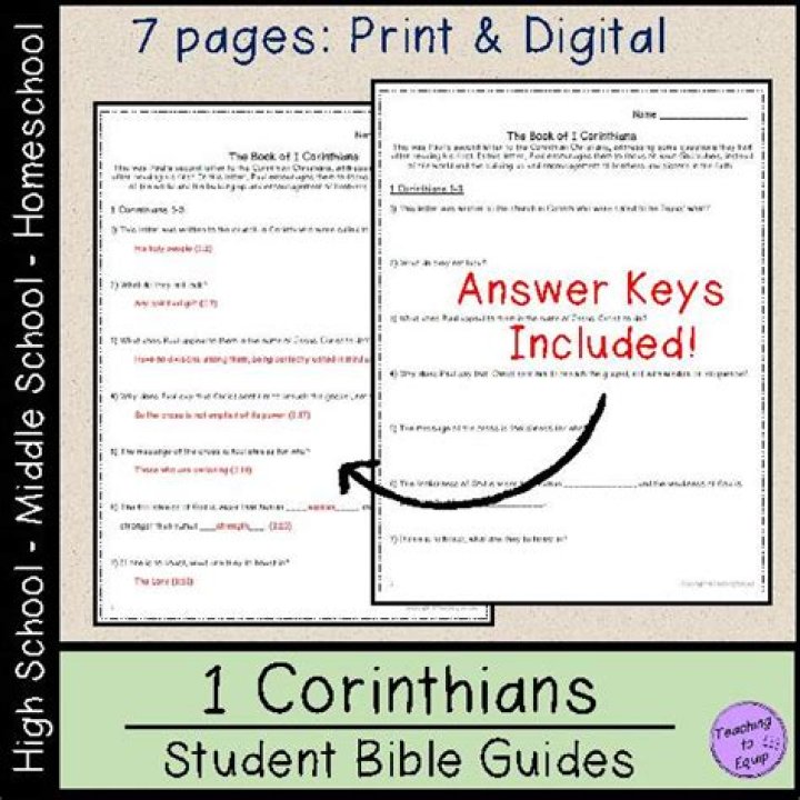 1 Corinthians Questions and Answers PDF – Complete Study Guide