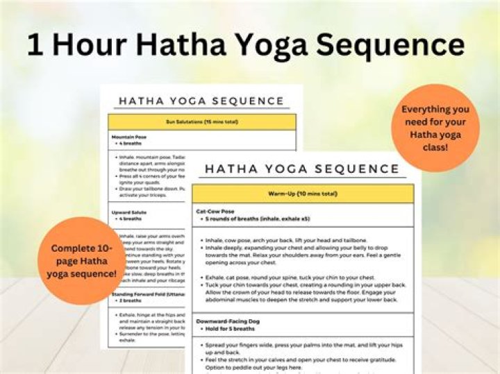 1-Hour Yoga Plan PDF – Quick Morning Practice for Flexibility & Calm