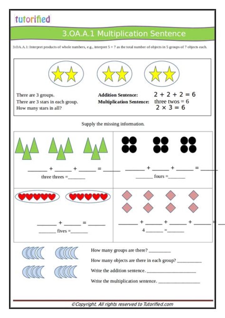 1 OA 1 Worksheets PDF Download – Instant Printable Math Practice