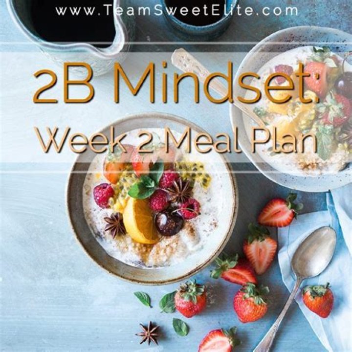 1-Week Meal Plan & 2B Mindset Guide PDF