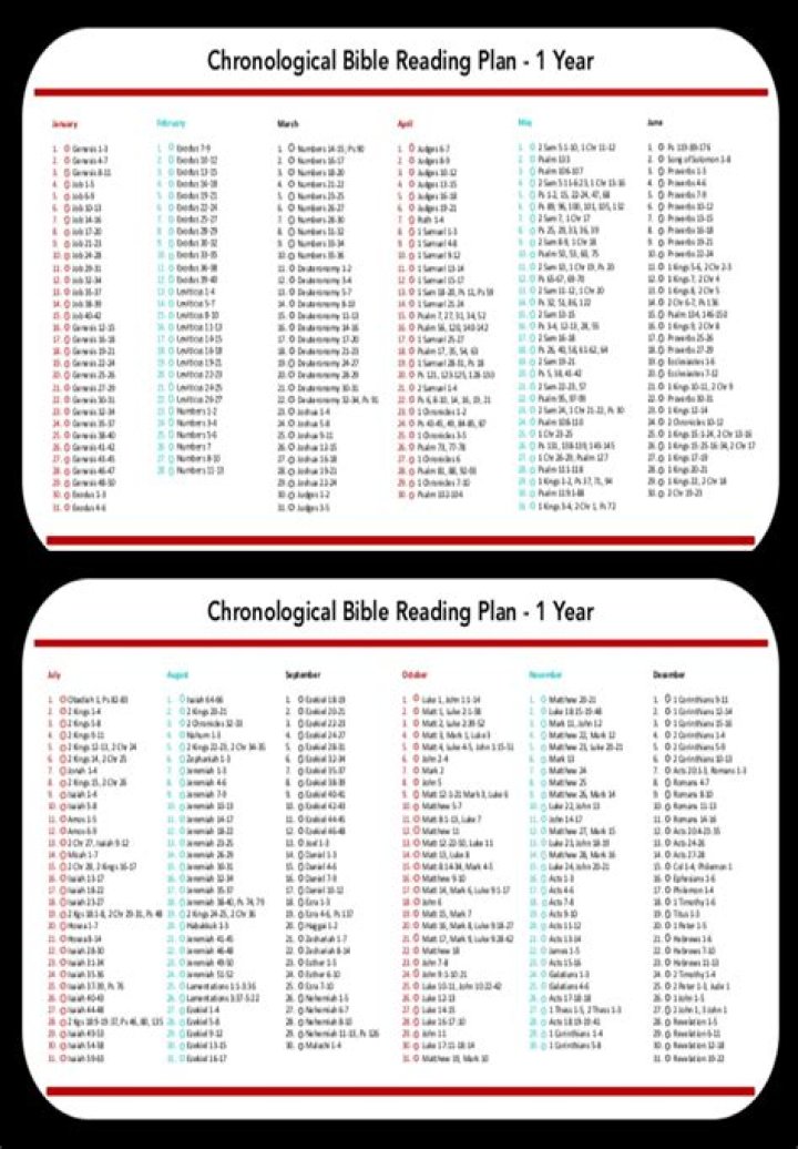 1 Year Chronological Bible Reading Plan PDF – Daily Study Guide