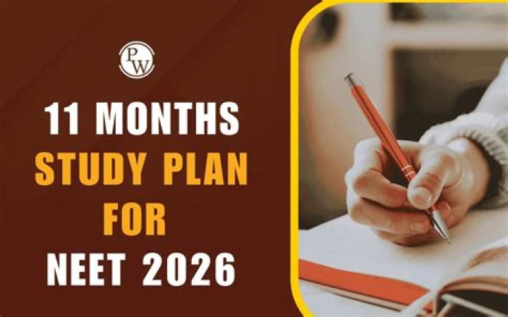 1 Year NEET Study Plan PDF: Complete Exam Prep Guide