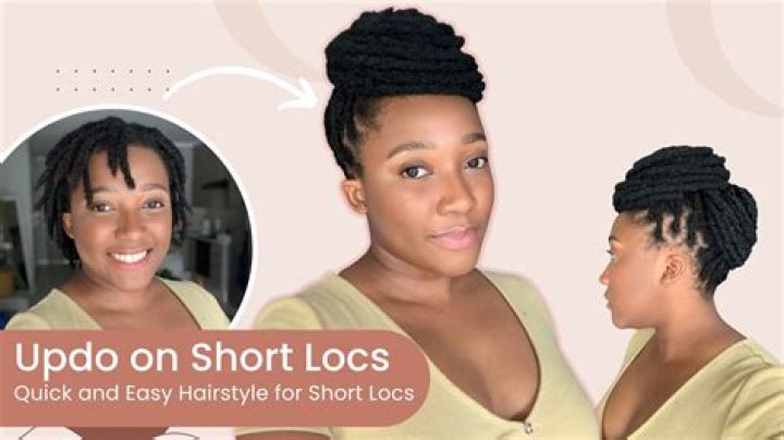 10 Best Short Loc Updo Styles Jamaican Hairstyles Blog