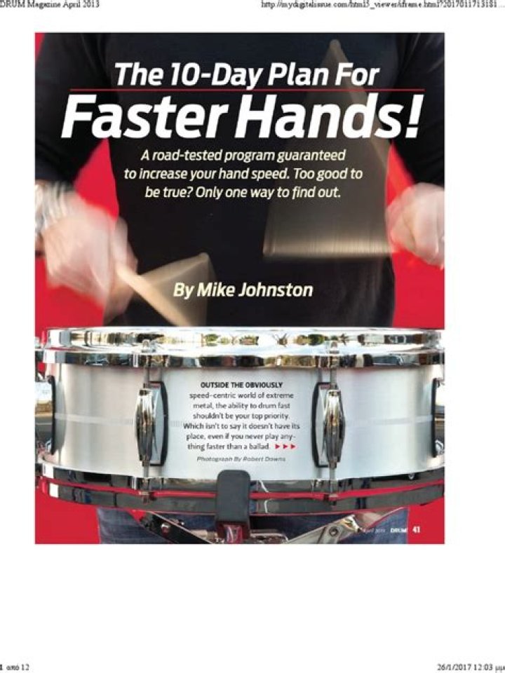 10-Day Plan for Faster Hands PDF: Quick Exercises & Tips
