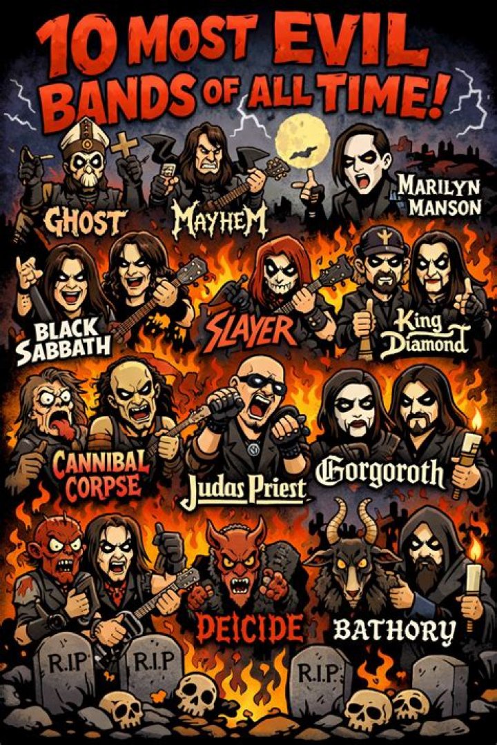 10 Most Evil Bands of All Time