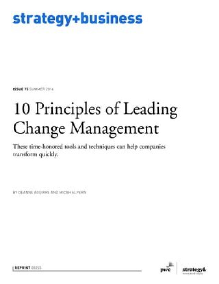 10 Principles of Leading Change Management: Master Change Effectively