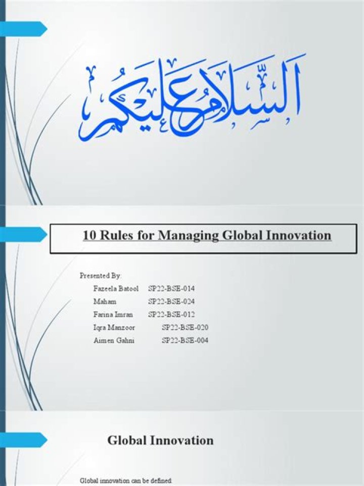 10 Rules for Managing Global Innovation: Master Strategic Growth