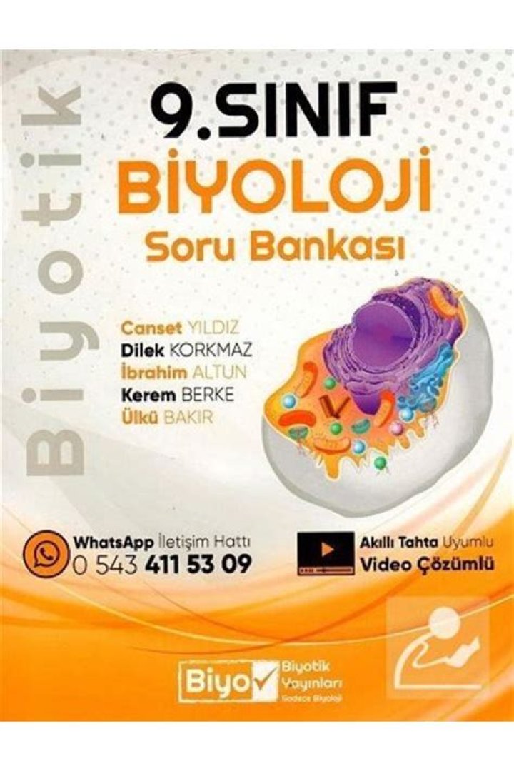 10. Saynıf Biyoloji Test Kitabı PDF – Öğrenci Yükü İçin