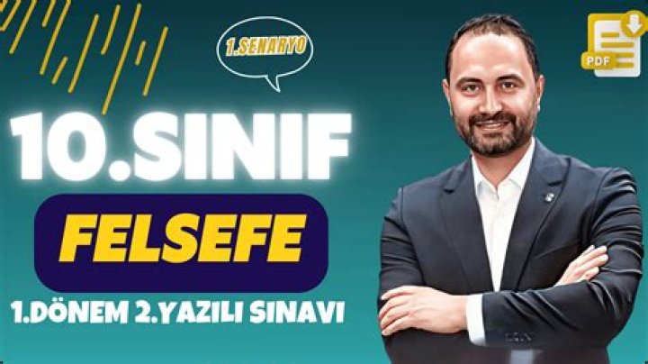 10. Sanif Felsefe 2. İnitte Test PDF – Öğrenin, Öğrenin, 10. Sınıf Felsefe Test