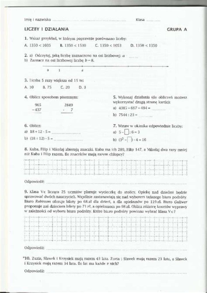 10. SÄ±nÄ±f Sayma ve Olasılık Test PDF Download