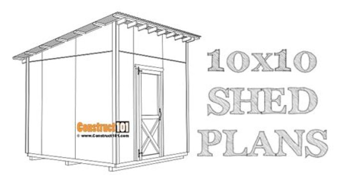 10x10 Shed Plans PDF – Download Free DIY Building Blueprints