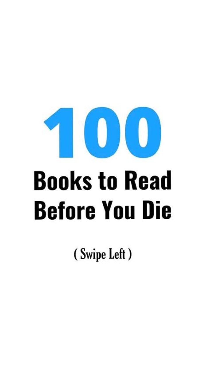 100 Books to Read Before You Die – Official PDF List