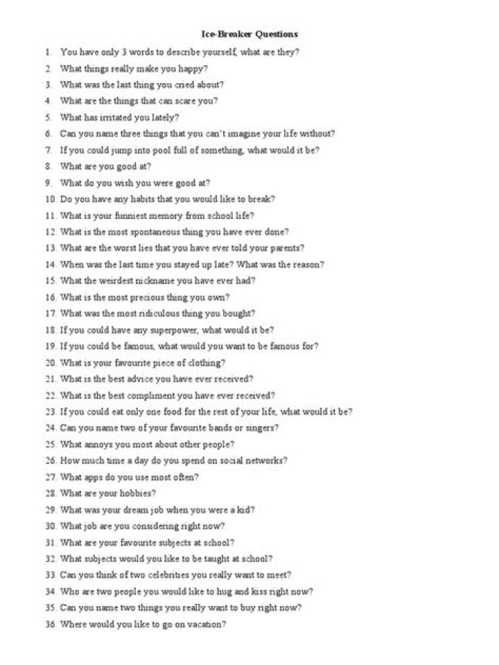 100 Icebreaker Questions PDF – Engage Any Audience Instantly
