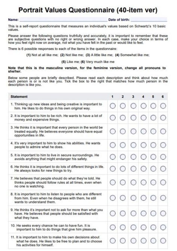 Free 100 Questionnaire PDF Quiz for Any Topic