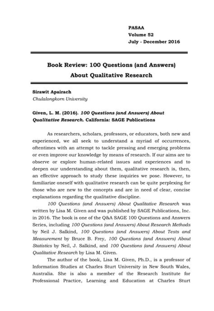 100 Questions & Answers on Research Methods PDF Download