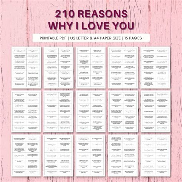100 Reasons I Love You: PDF List – Heartfelt & Inspiring