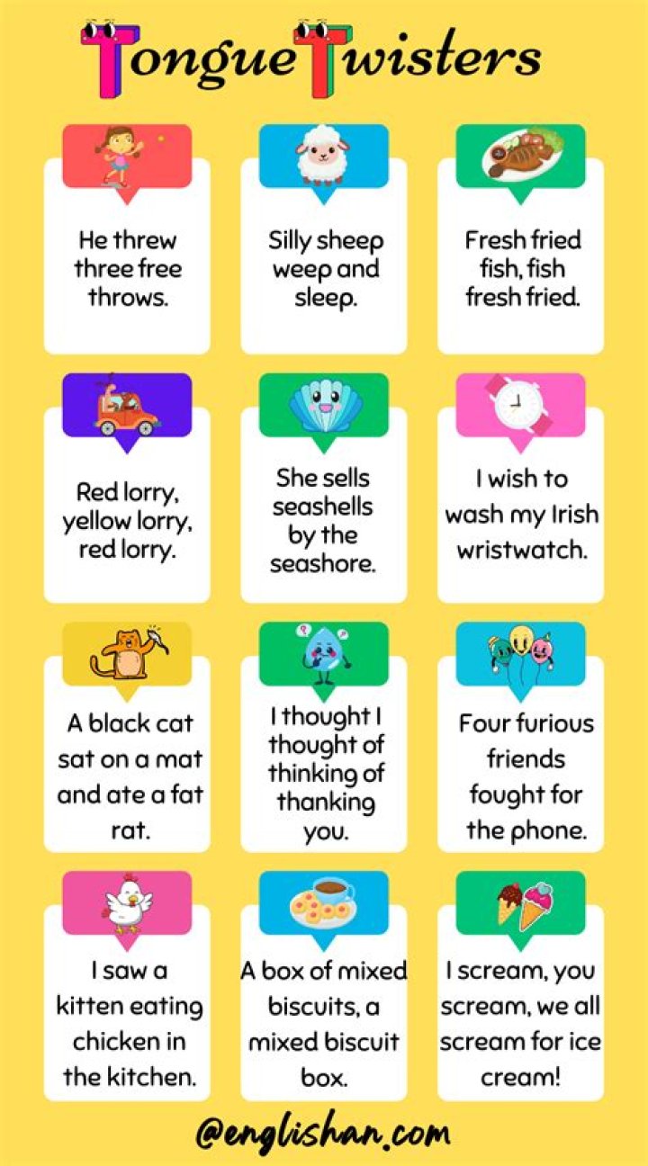 100 Tongue Twisters PDF with Answers – Perfect for Practice