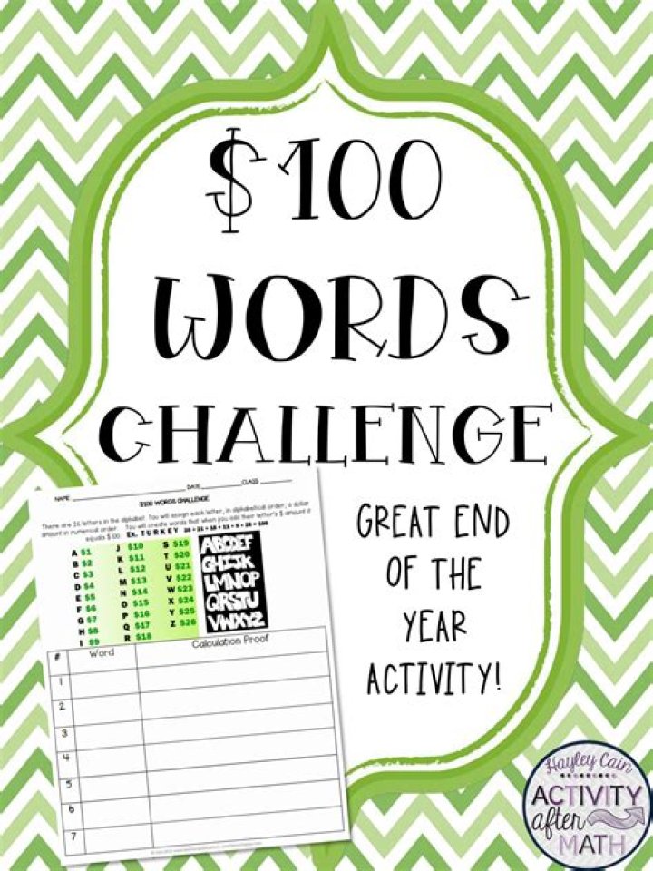 100-Word Challenge Answer Key PDF: Perfect Practice for Students