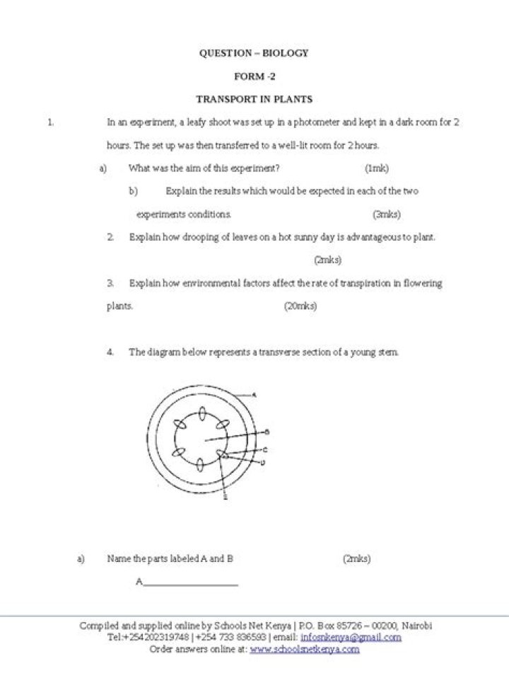 1000 Biology Questions & Answers PDF Term 2 – Complete Study Resource