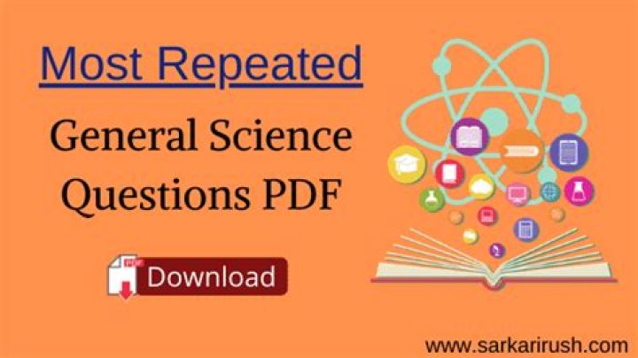 1000 General Science Questions PDF – Master All Science Topics
