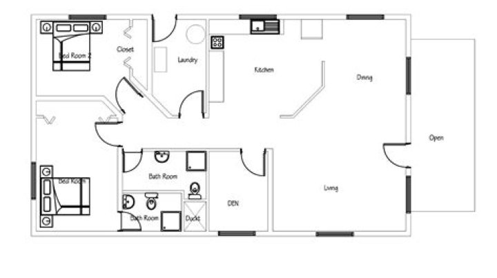 Free 1000 House AutoCAD Plan PDF Download – Instant Download