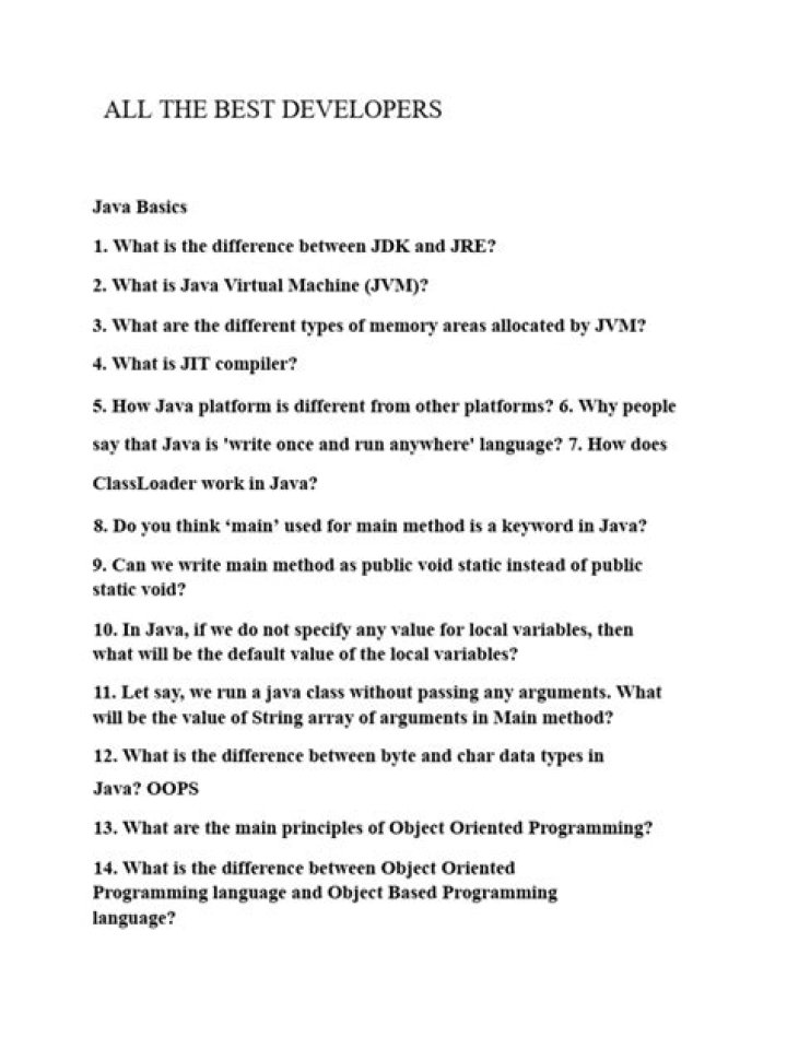 1000 Java Interview Questions PDF – Master Coding & System Design