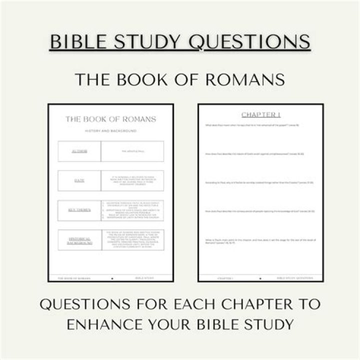 1000 Questions About the Book of Romans PDF: Study Guide & Answers