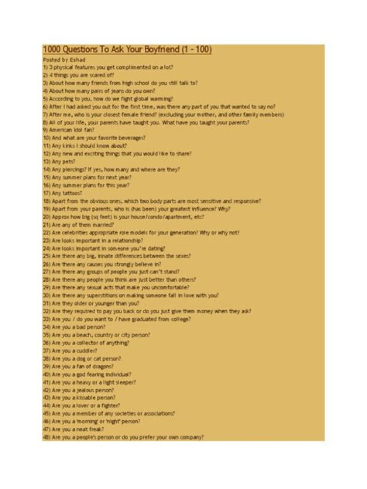 1000 Questions to Ask Your Boyfriend: Boost Your Relationship with These Impactful Conversations PDF