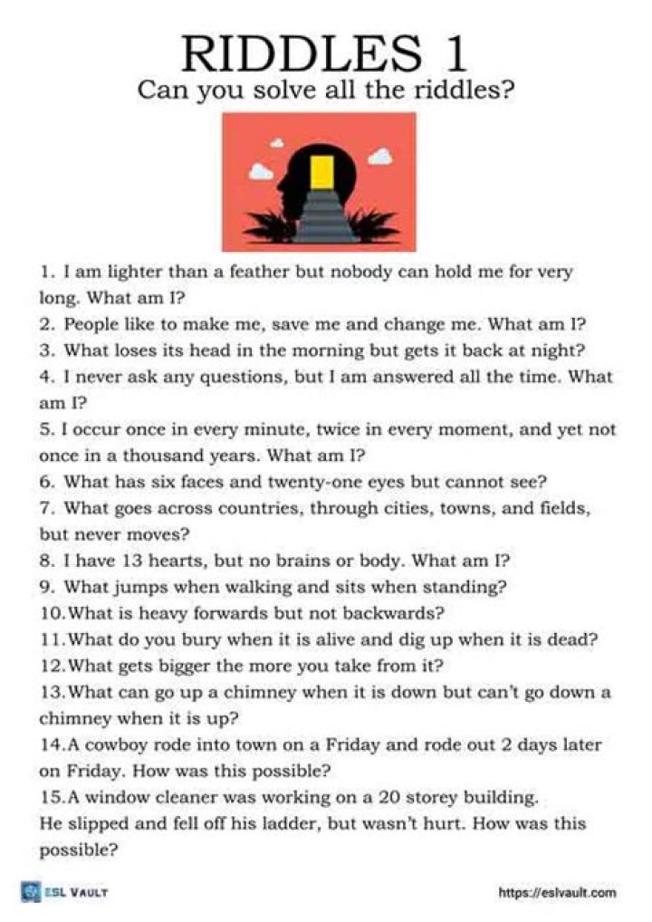1000 Riddles with Answers PDF in English – Solve & Learn