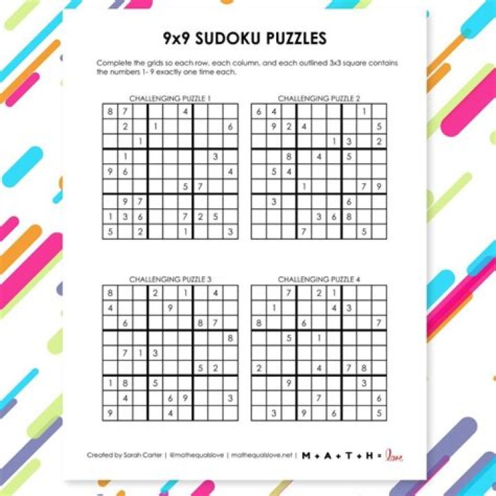 1000 Sudoku PDF with Answers for Complete Beginners