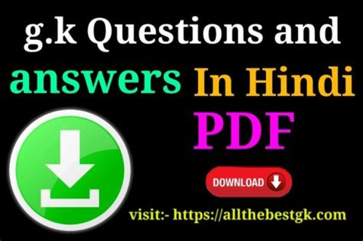 10000 Hindi GC Questions in PDF Format – Easy Download