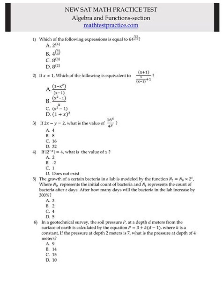1001 Math Test PDFs: Practice & Preparation for Success