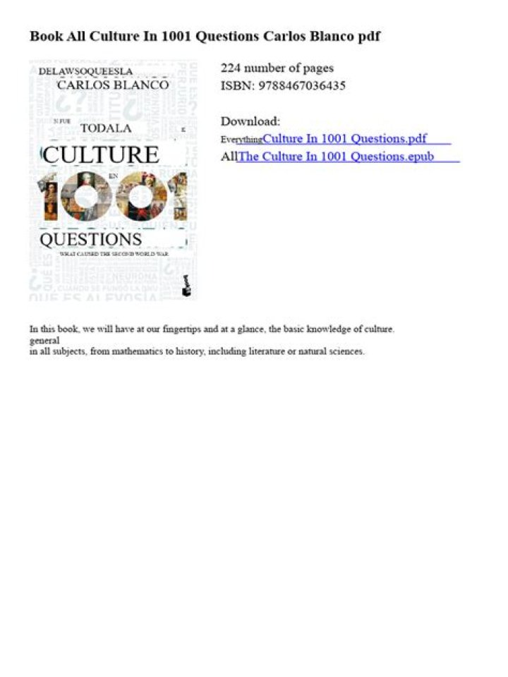 1001 Questions PDF: Comprehensive Study & Practice Book