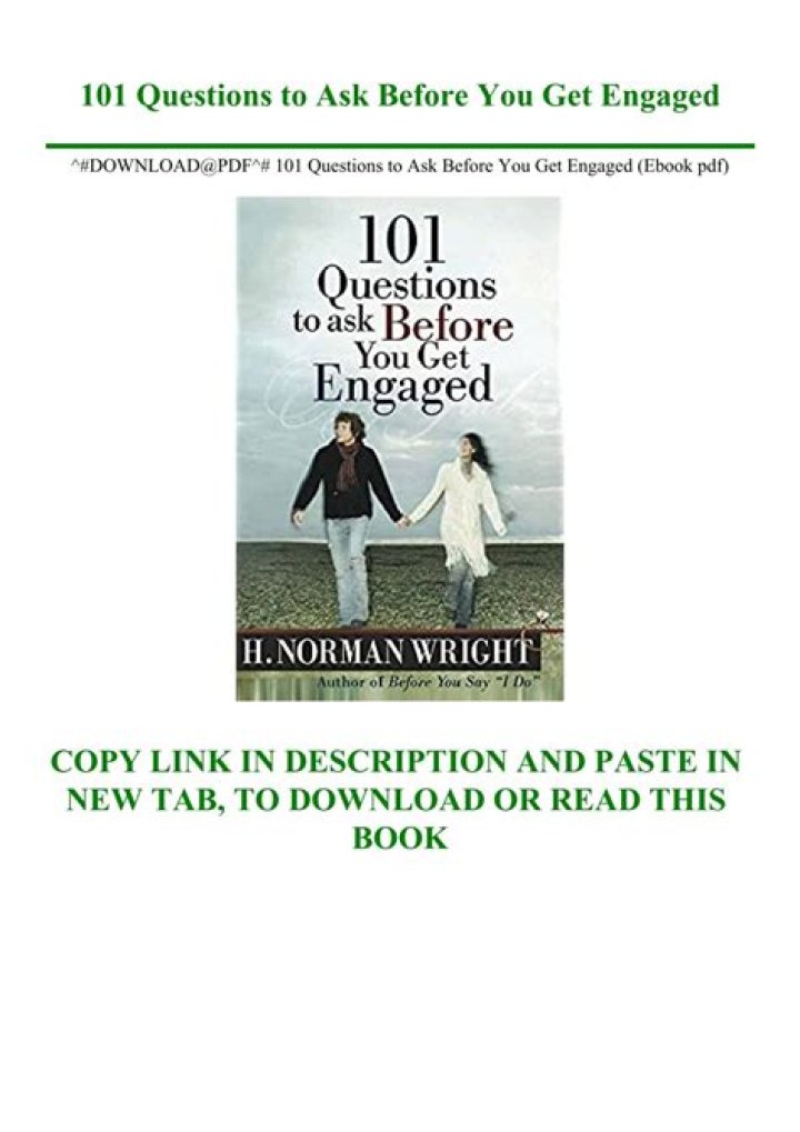 101 Questions to Ask Before Getting Engaged – Free PDF Guide