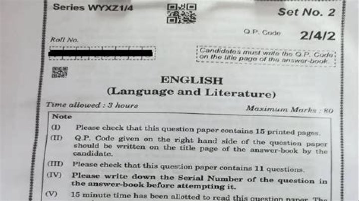 10th CBSE English Question Paper PDF Download – Free Study Material