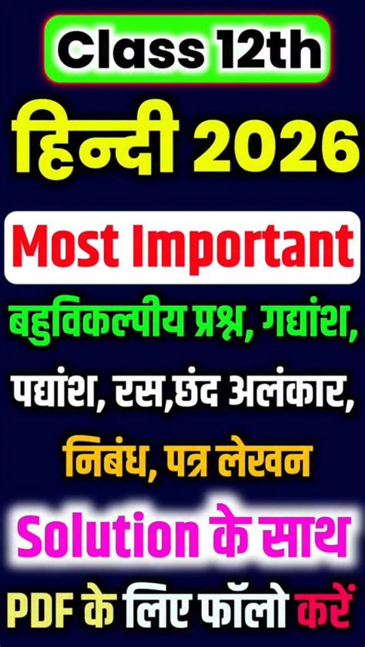 10th Class Objective Questions in Hindi PDF for Free Download