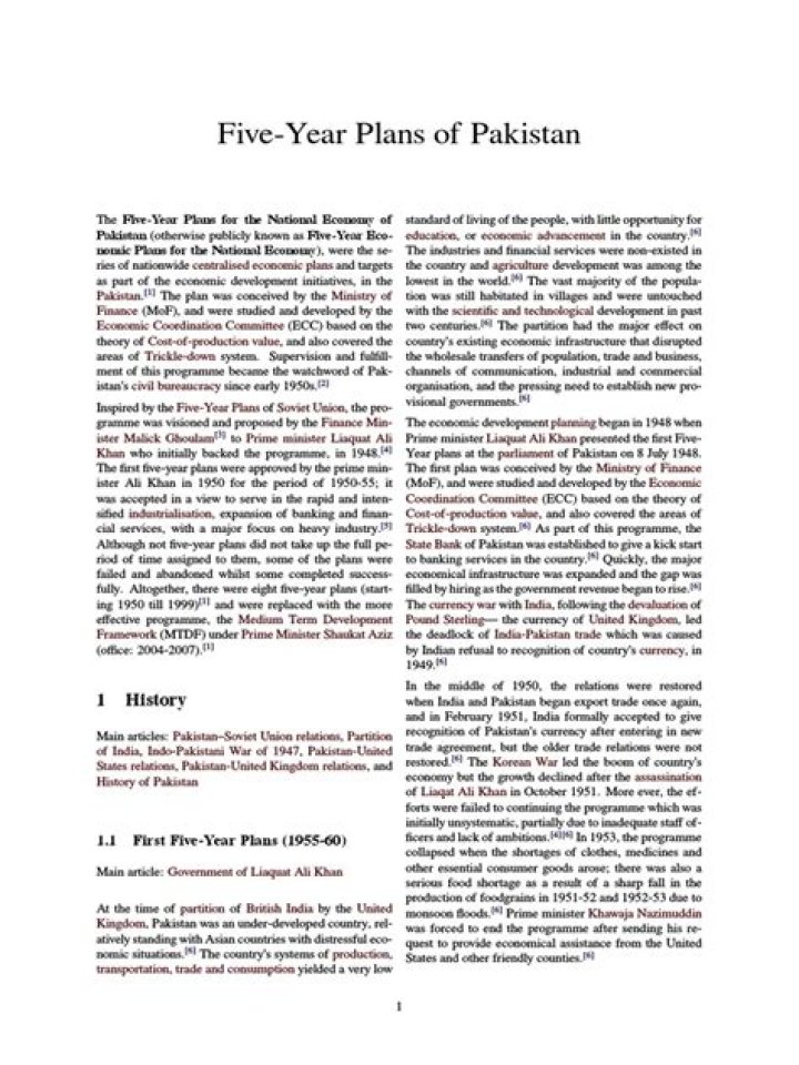 10th Five Year Plan of Pakistan PDF – Official Government Document