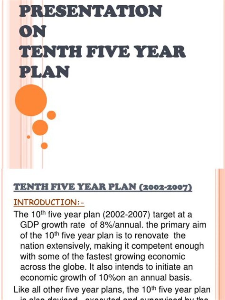 10th Five Year Plan PDF – Official Comprehensive Report