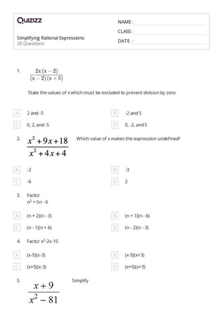10th Grade Math Test with Answers PDF – Instant Download