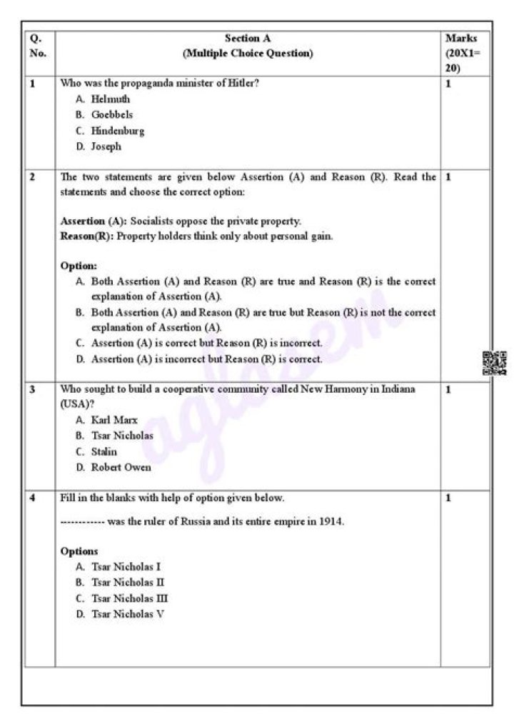 10th New Syllabus Model Question Papers PDF – Download Now