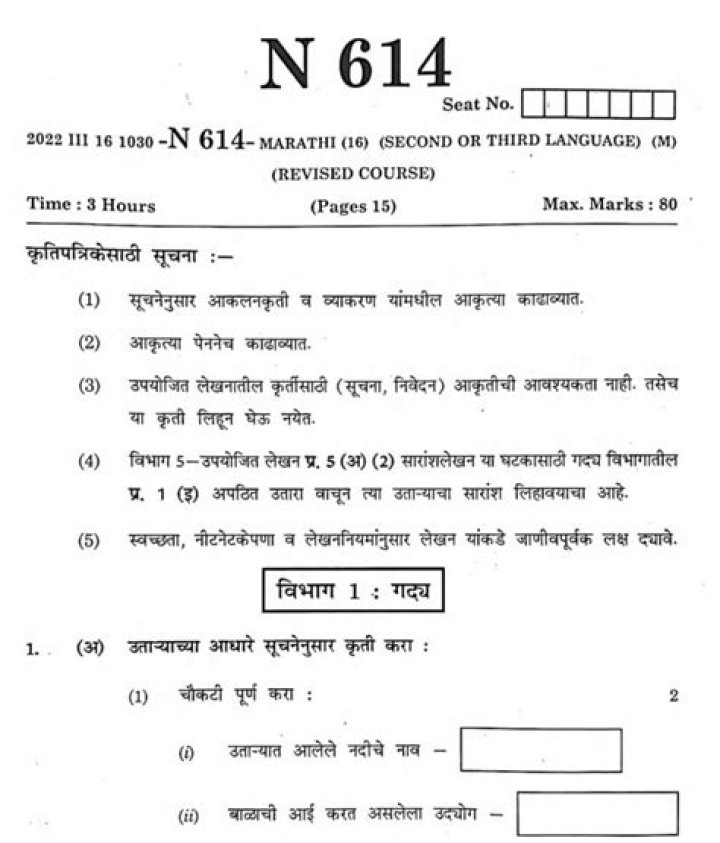 10th New Syllabus Question Paper PDF Download for Exam Prep