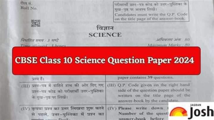 10th Science Question Paper 2019 PDF – Download Full Exam PDF