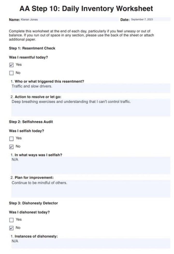 10th Step Inventory Worksheet PDF – Track & Optimize Stock Efficiently