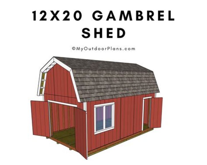 10x10x9 Gambrel Shed Plans PDF – Full Construction Blueprint