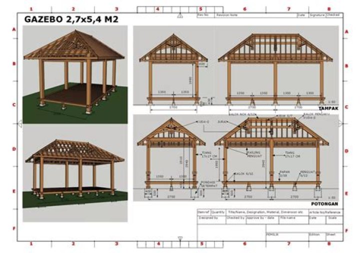 10x12 Gazebo Plans PDF – Easy to Build Outdoor Structure